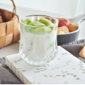 Haonai customized designed diamond bottom glass cup